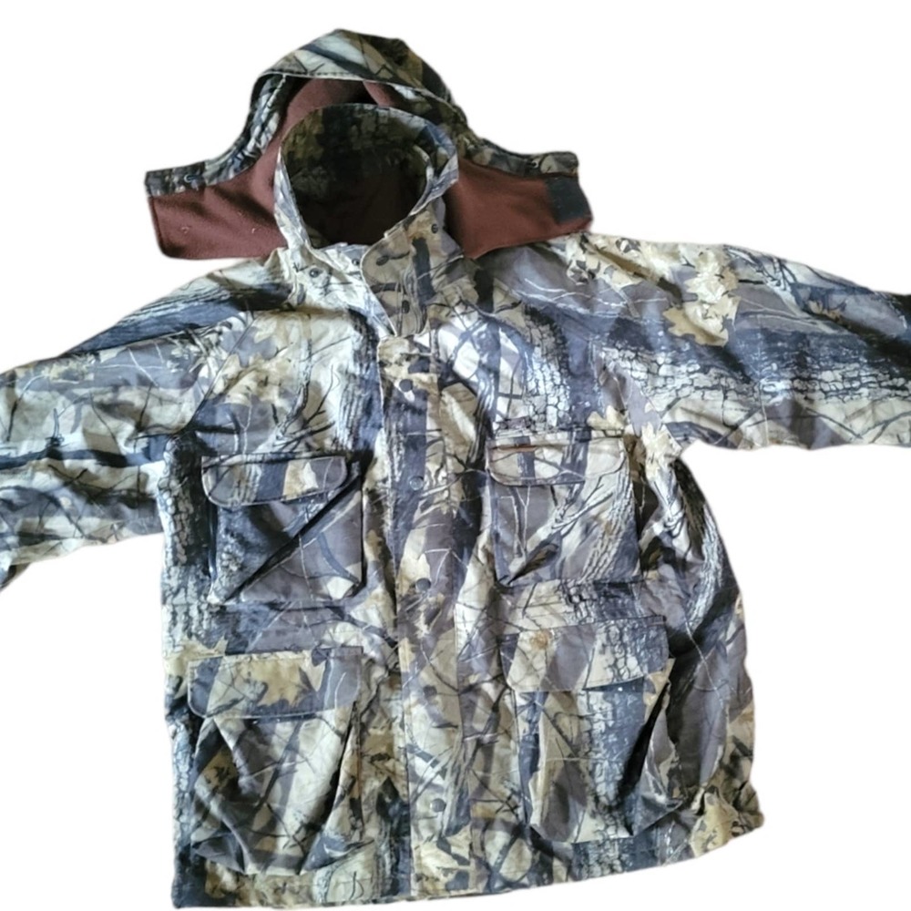 Herters Forest Camo Parka With Removable Hood Size XL